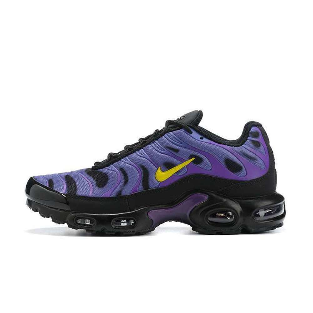 Nike TN Air Max Plus Negro, Morado y Amarillo
