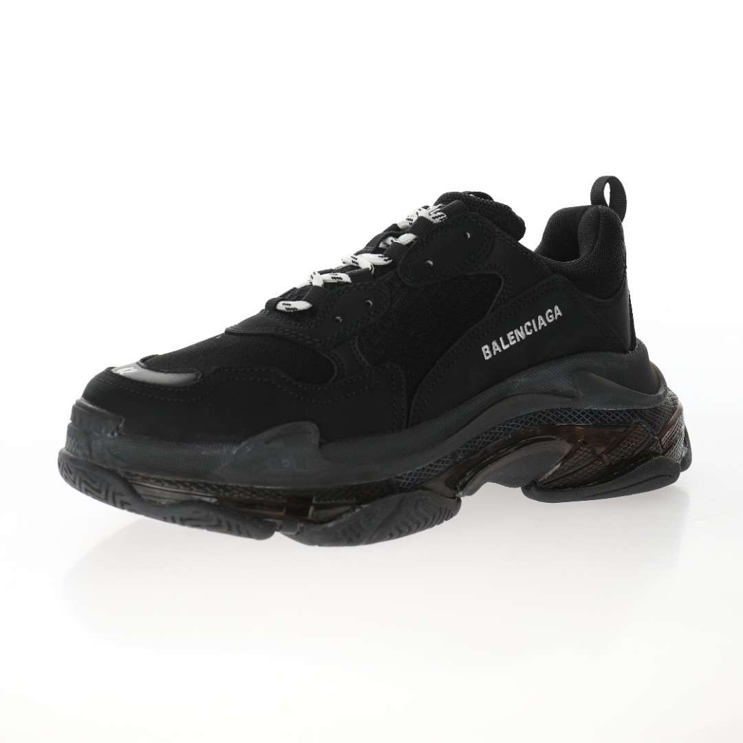 Alternative view of Balenciaga Triple S Full Black