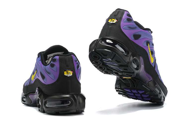 Alternative view of Nike TN Air Max Plus Negro, Morado y Amarillo