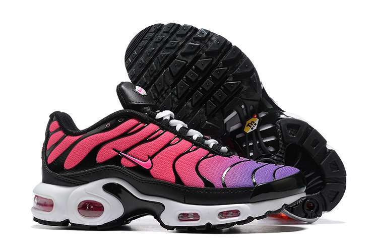 Alternative view of Nike TN Air Max Plus Negro, Rosa y Morado