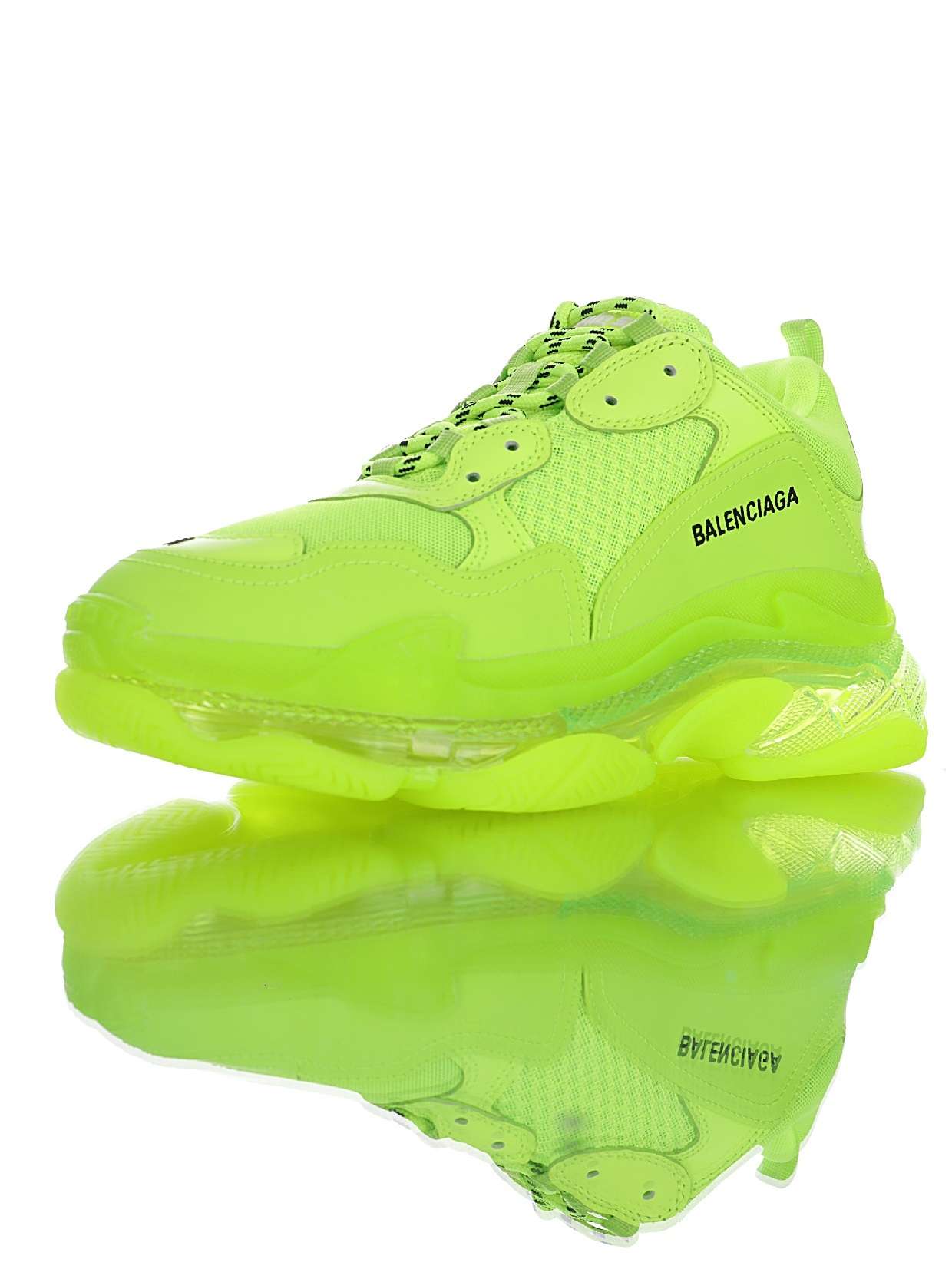 Alternative view of Balenciaga Triple S Neon Green
