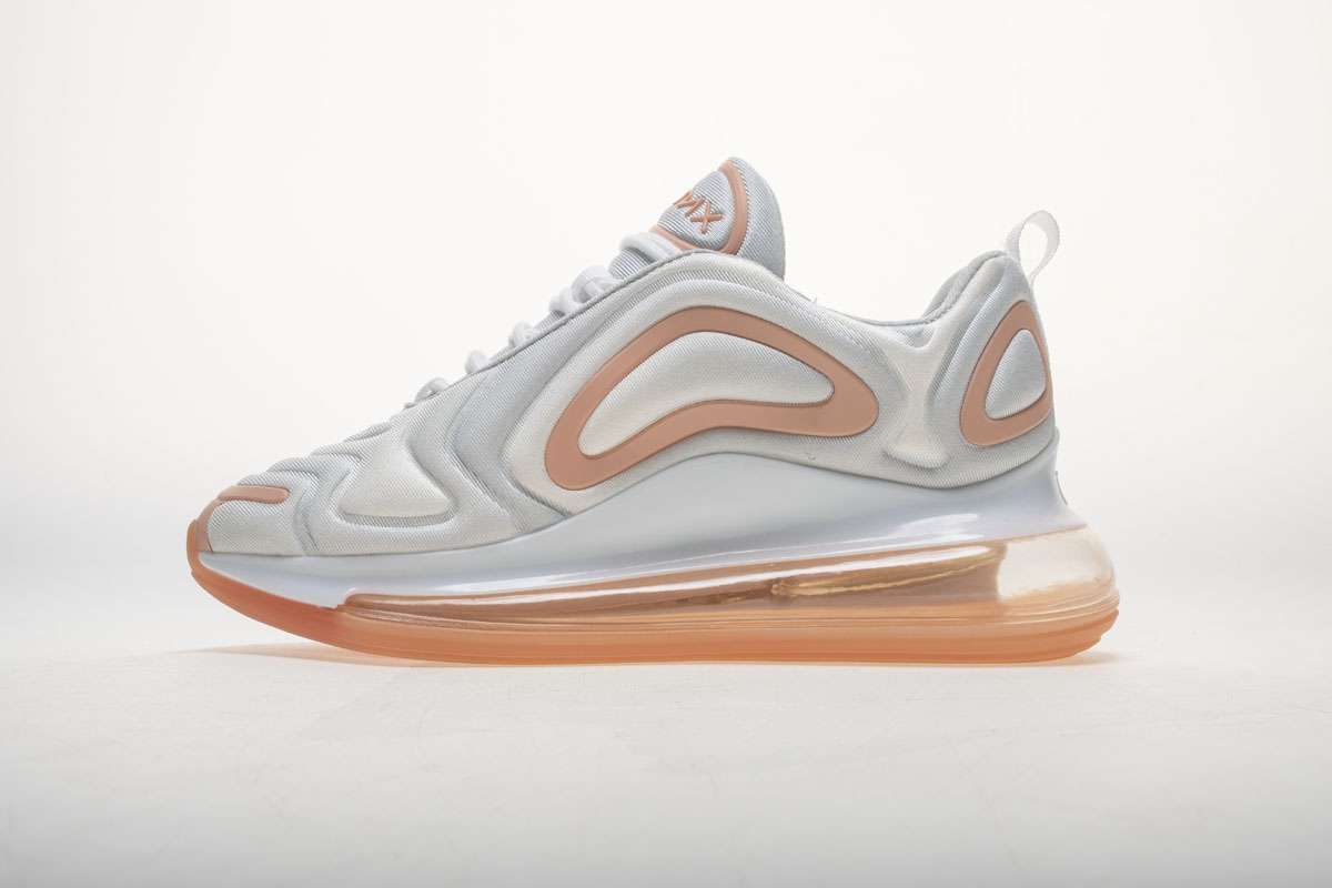 Alternative view of Nike Air Max 720 White/Rose Pink