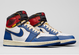 Alternative view of Nike Air Jordan "Union" Blasted