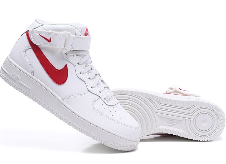 Alternative view of Nike Air Froce Red Tick Mid