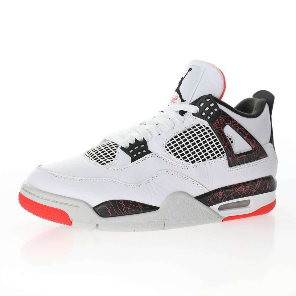 Alternative view of Air Jordan 4 Retro "Hot Lava"