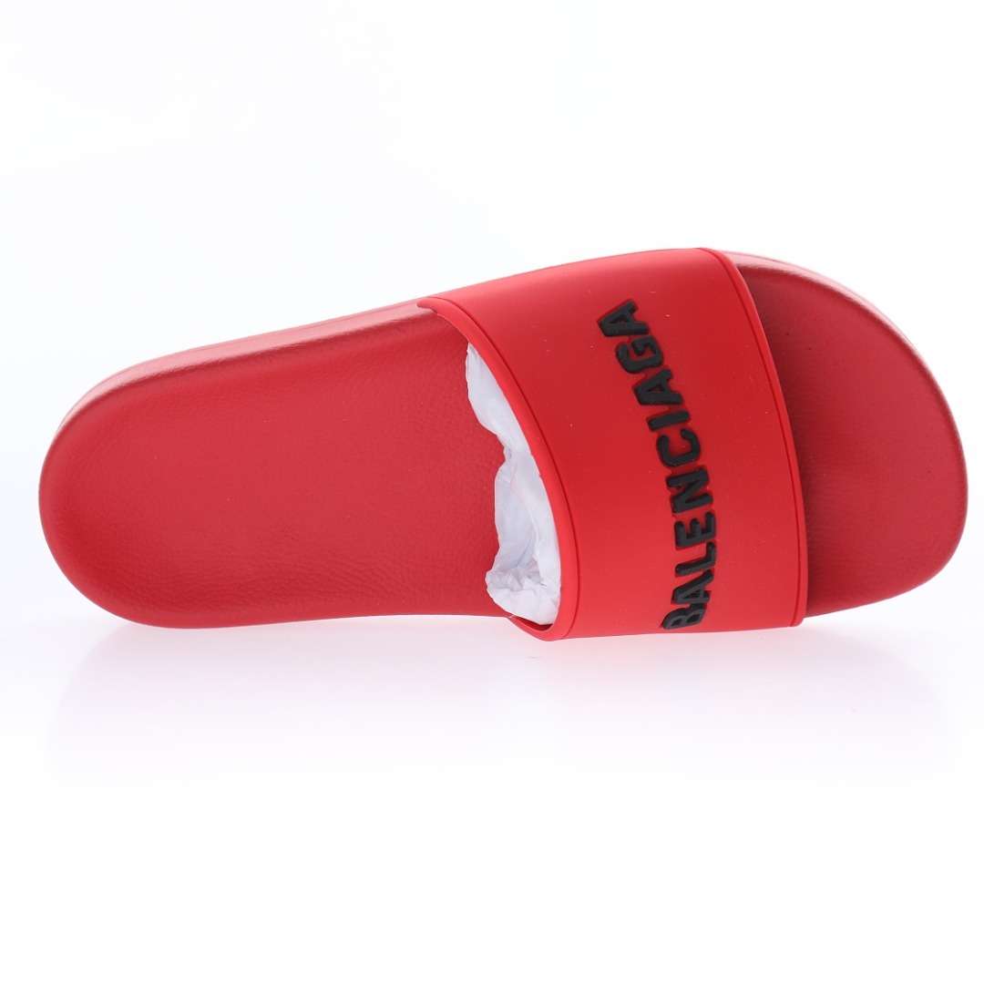 Chanclas Balenciaga SS21 Black & Red Edition - Imagen 9