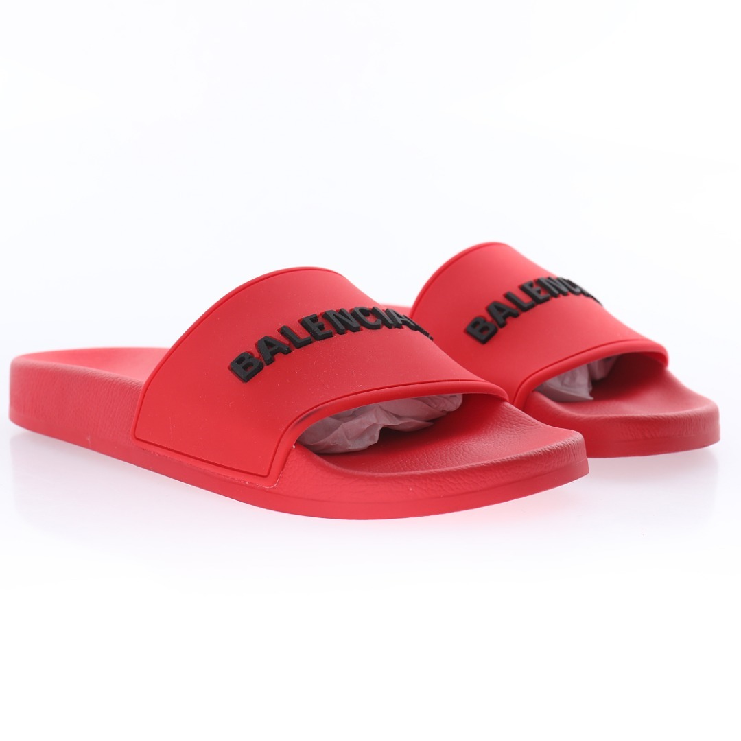 Chanclas Balenciaga SS21 Black & Red Edition - Imagen 11
