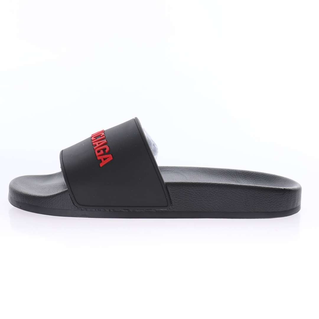 Chanclas Balenciaga SS21 Black & Red Edition