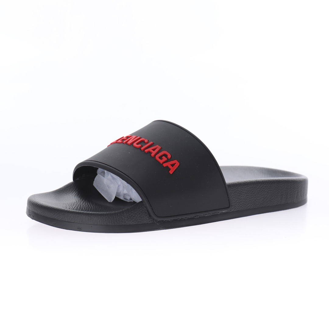 Alternative view of Chanclas Balenciaga SS21 Black & Red Edition