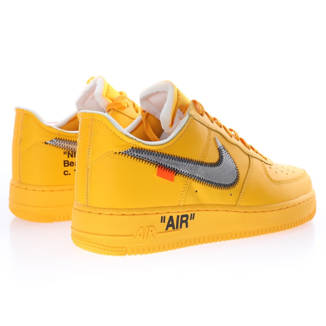 Alternative view of Nike Air Force x Off-White Univeristy Gold
