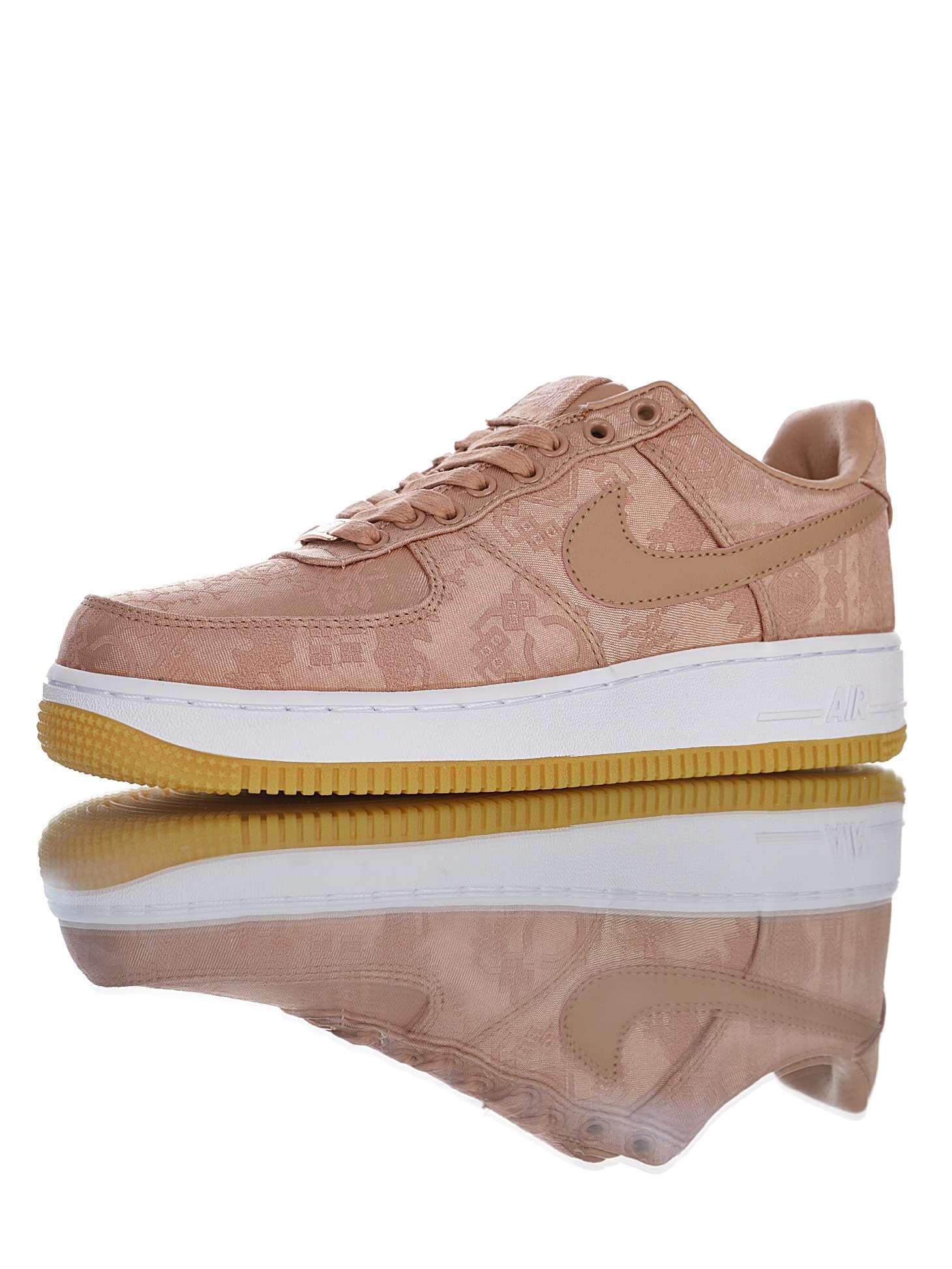 Alternative view of CLOT x Nike Air Force 1 Low "Rose Gold"