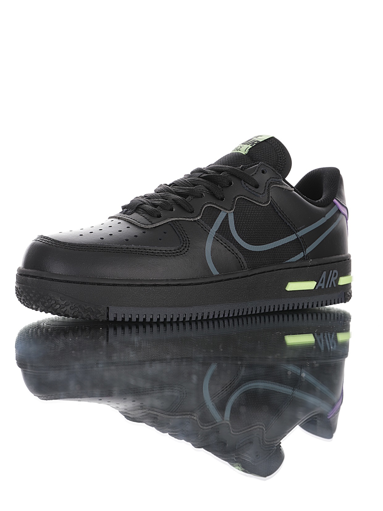 Alternative view of Nike Air Force 1 Low "Black Mamba"