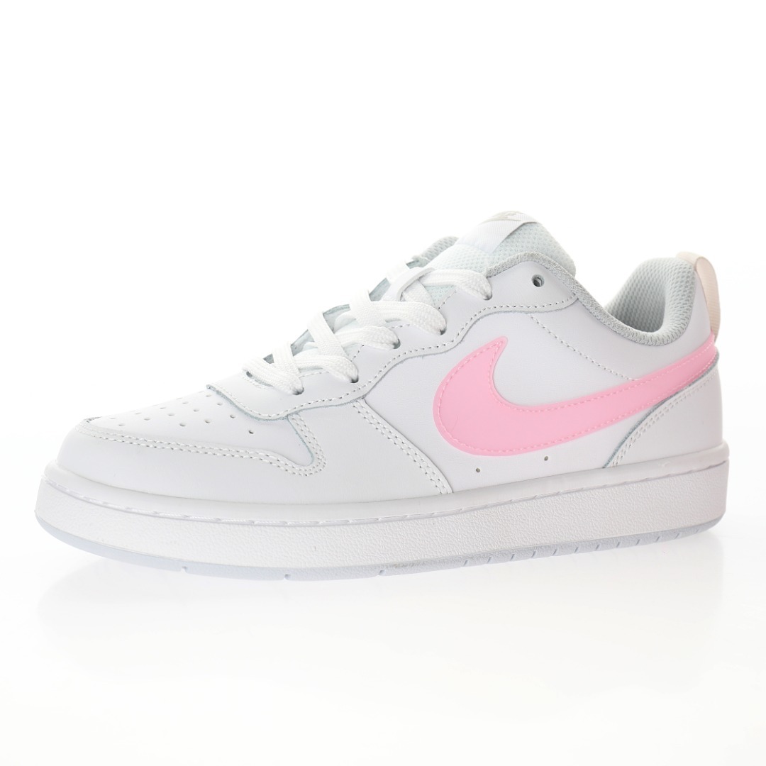 Alternative view of Nike Air Force Pink & Blue Swoosh