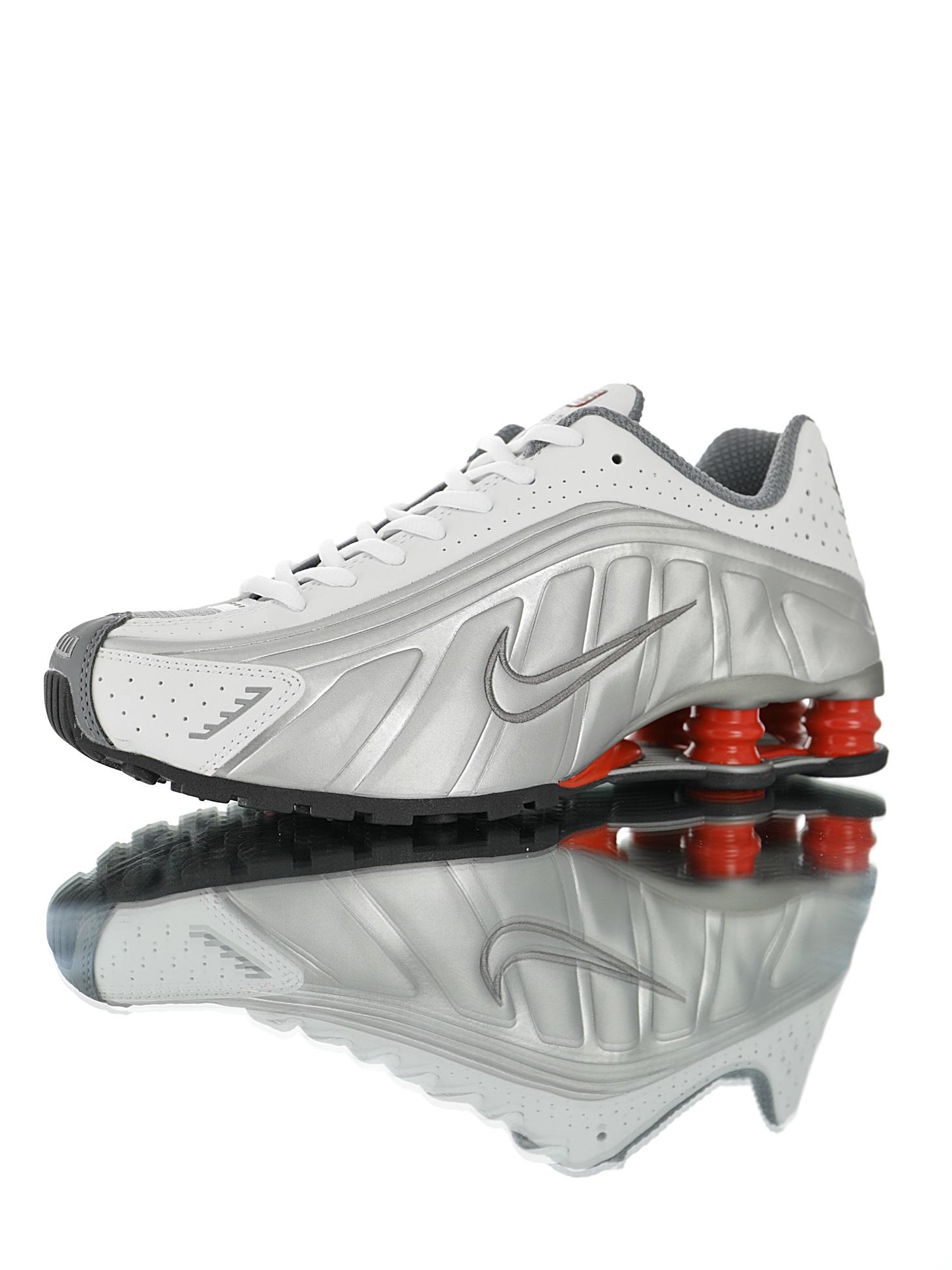 Alternative view of Nike Shox OG "Silver/Black/Red" R4