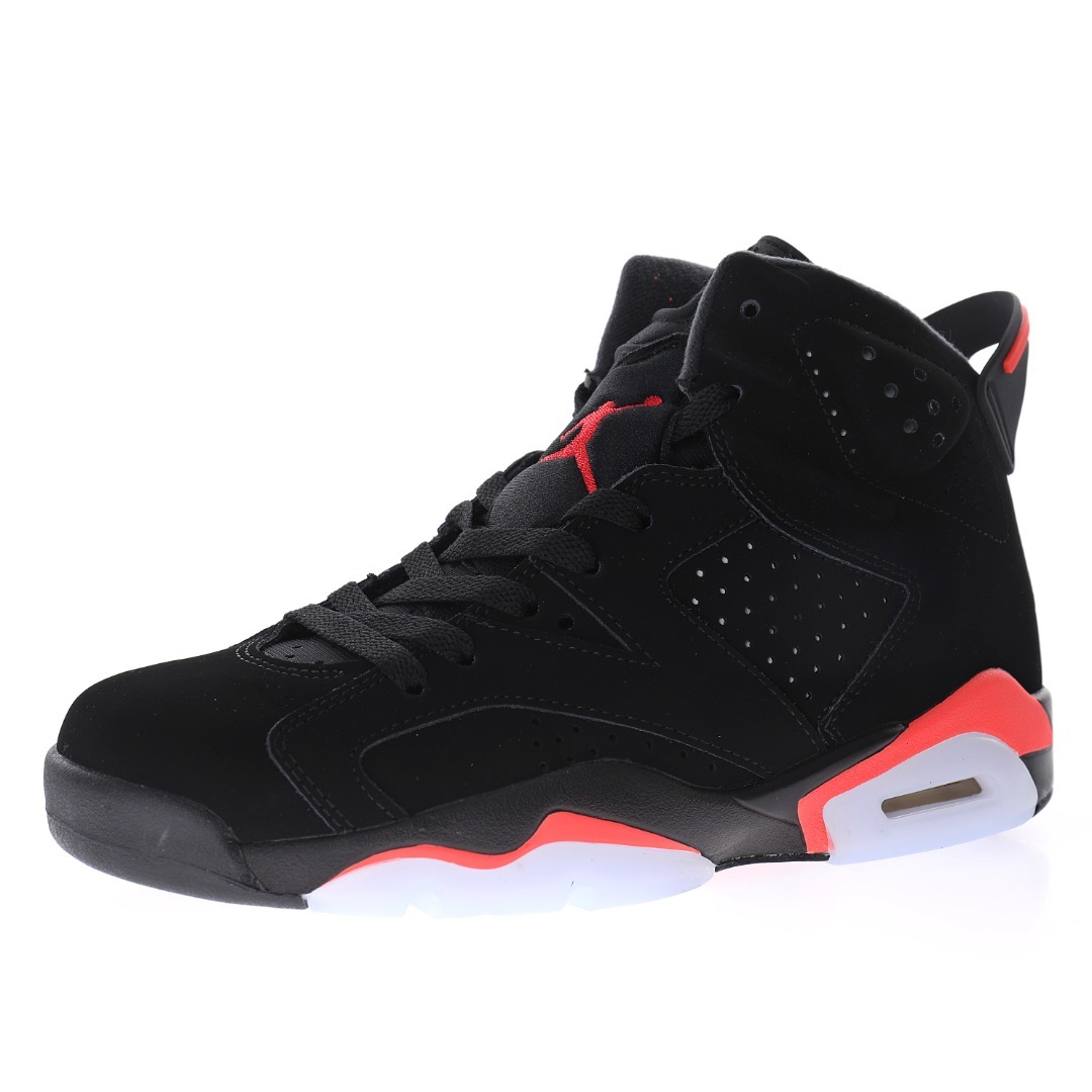 Alternative view of Air Jordan VI “Black Infrared”