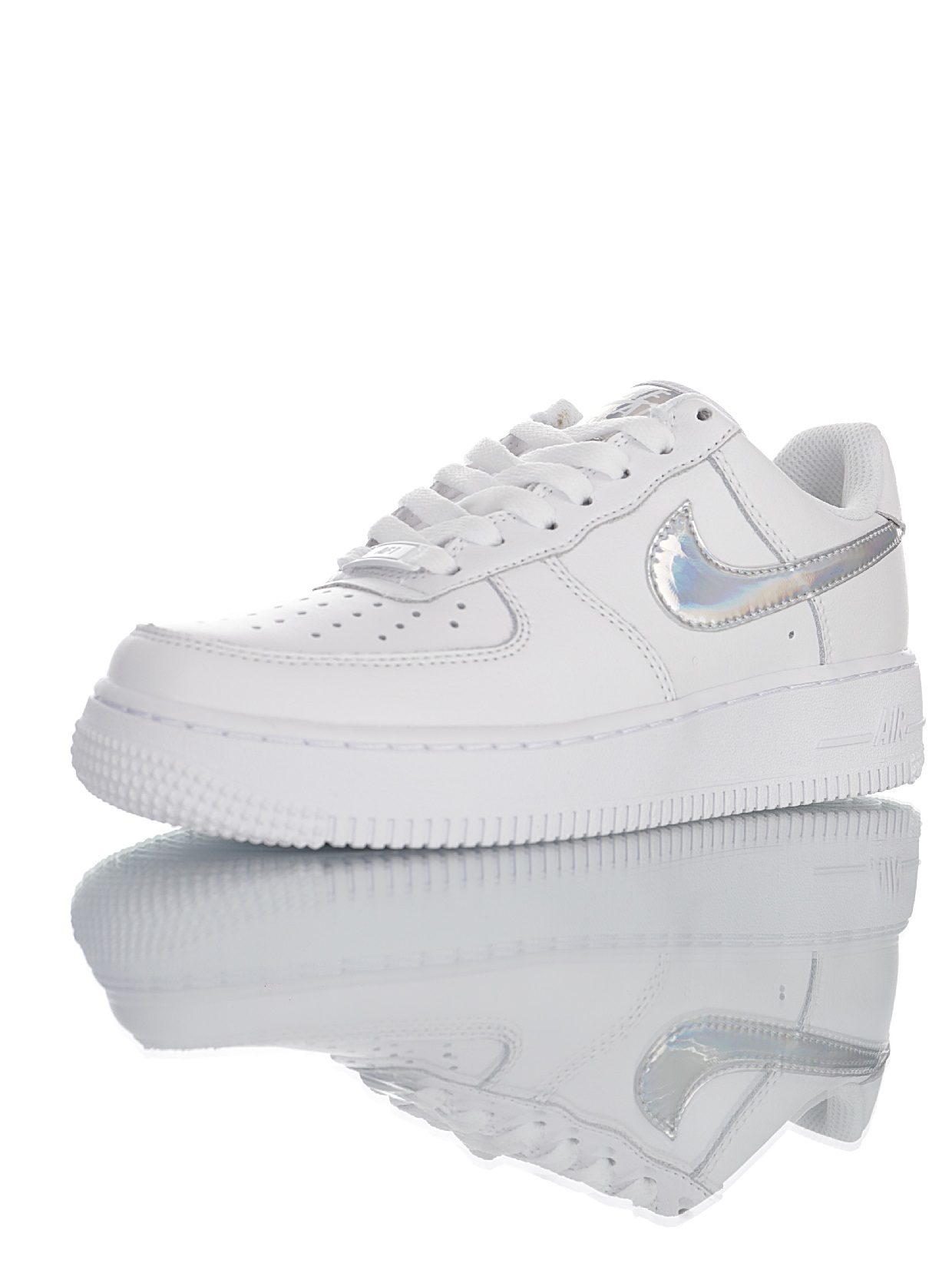 Alternative view of Nike Air Force 1 “Metallic Swoosh”