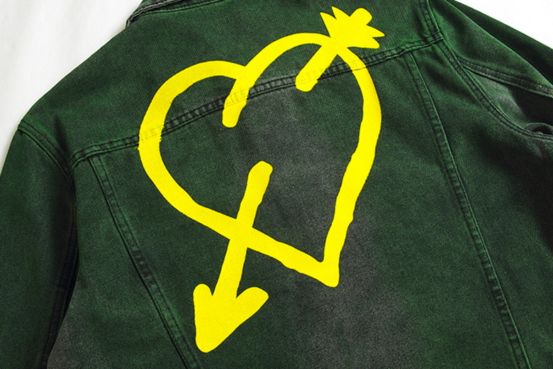 Chaqueta Denim Palm Angels Green - Imagen 4