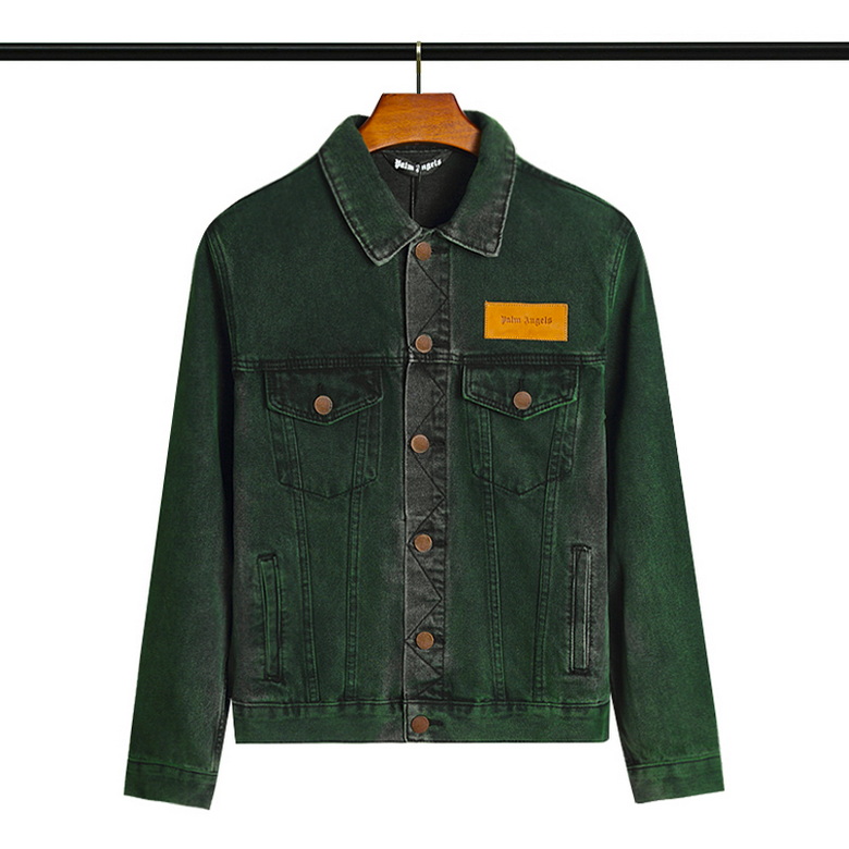 Alternative view of Chaqueta Denim Palm Angels Green