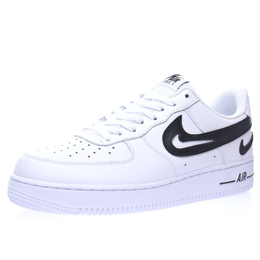 Alternative view of Nike Air Force 1’07 Low"White/Black Cut-Out"