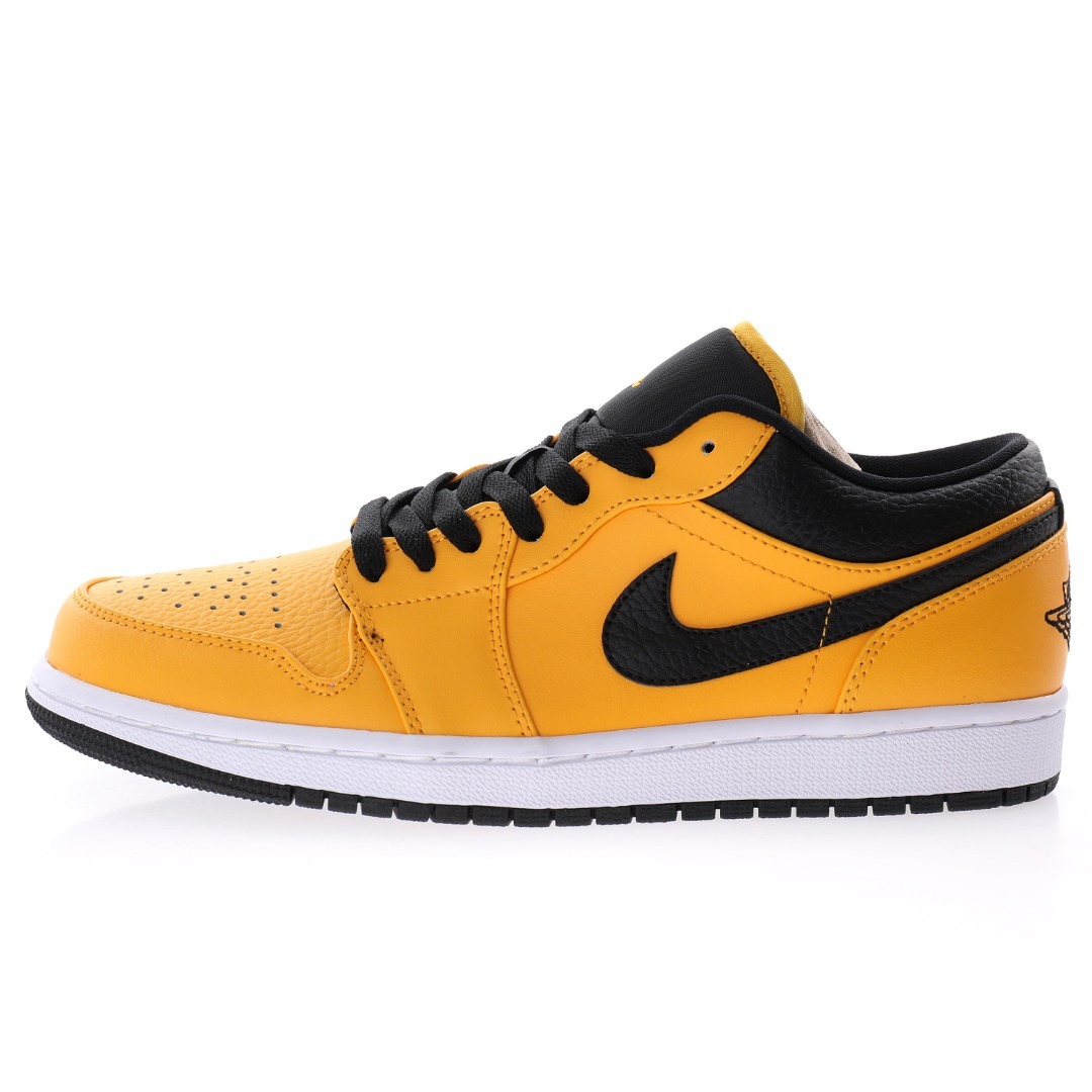 Alternative view of Nike Air Jordan 1 Low "University Gold"