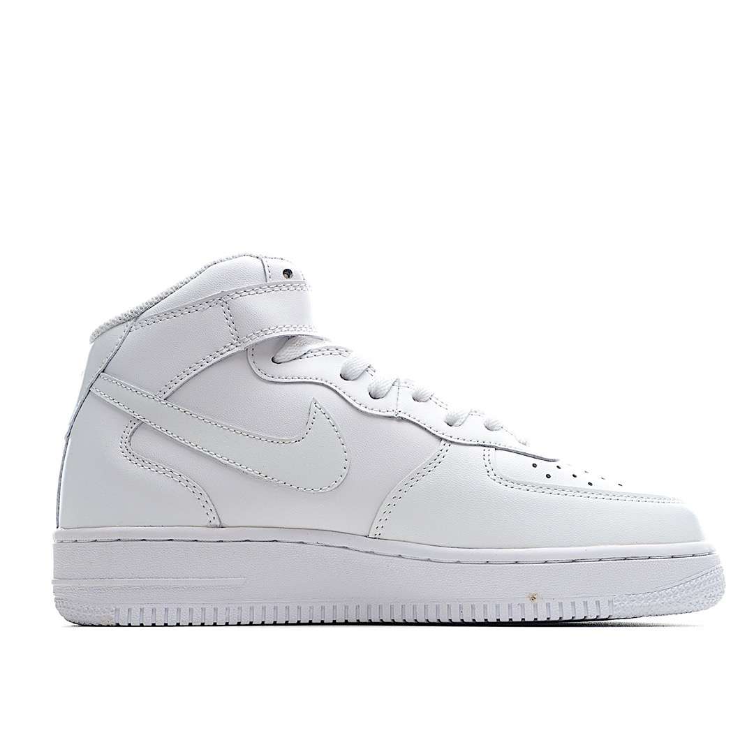 Alternative view of Nike Air Force 07 High "All White"