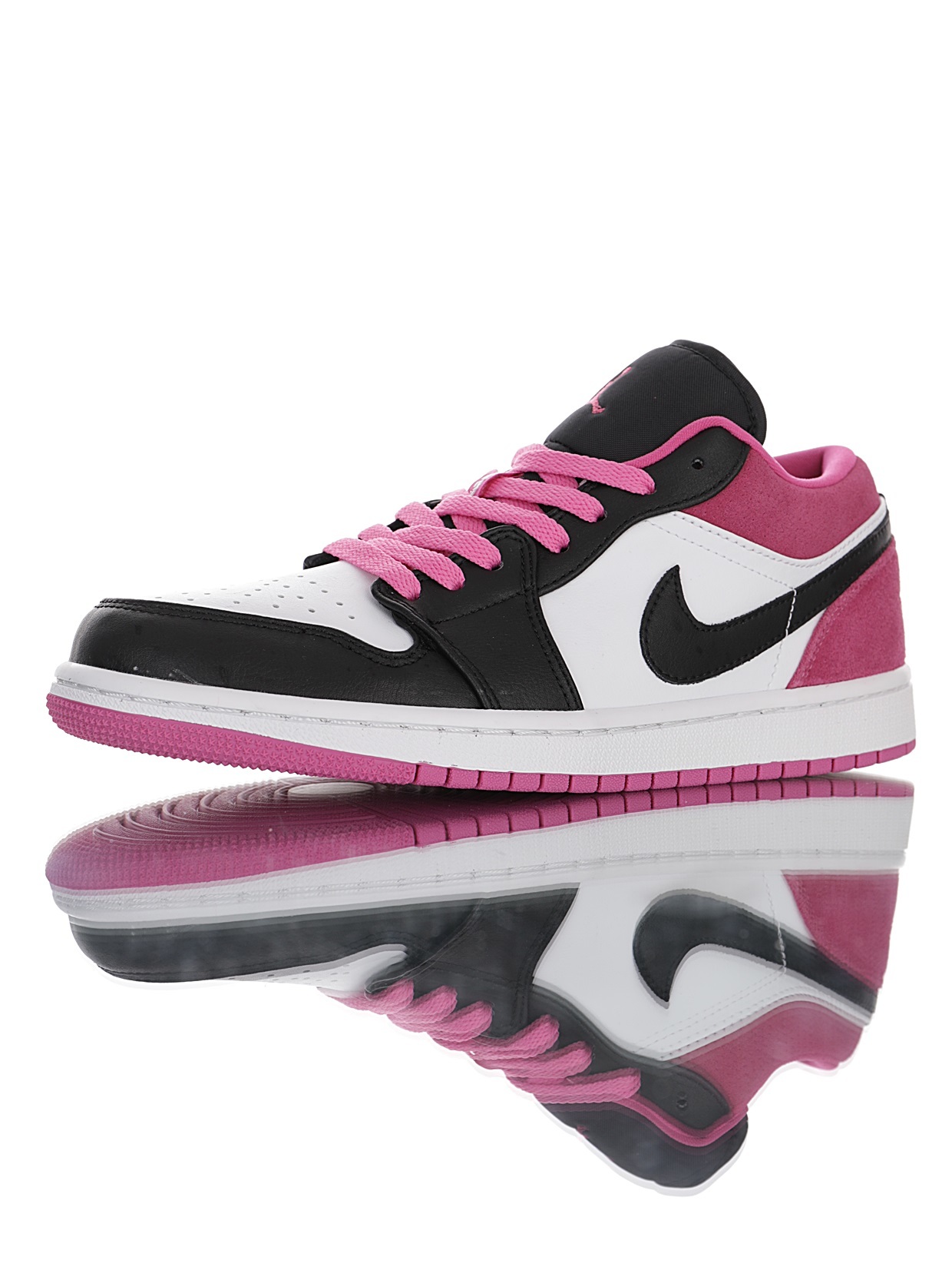 Alternative view of Nike Air Jordan 1 Low "Magenta"