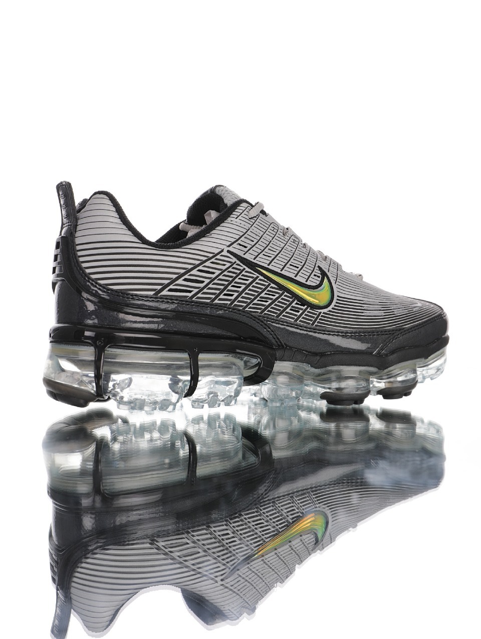 Alternative view of Nike Air VaporMax 360"Metallic Silver/ Metallic Dark Grey/Black"