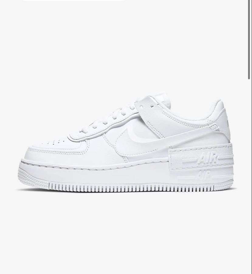 Nike Air Force 1 Shadow "R3 Triple White"