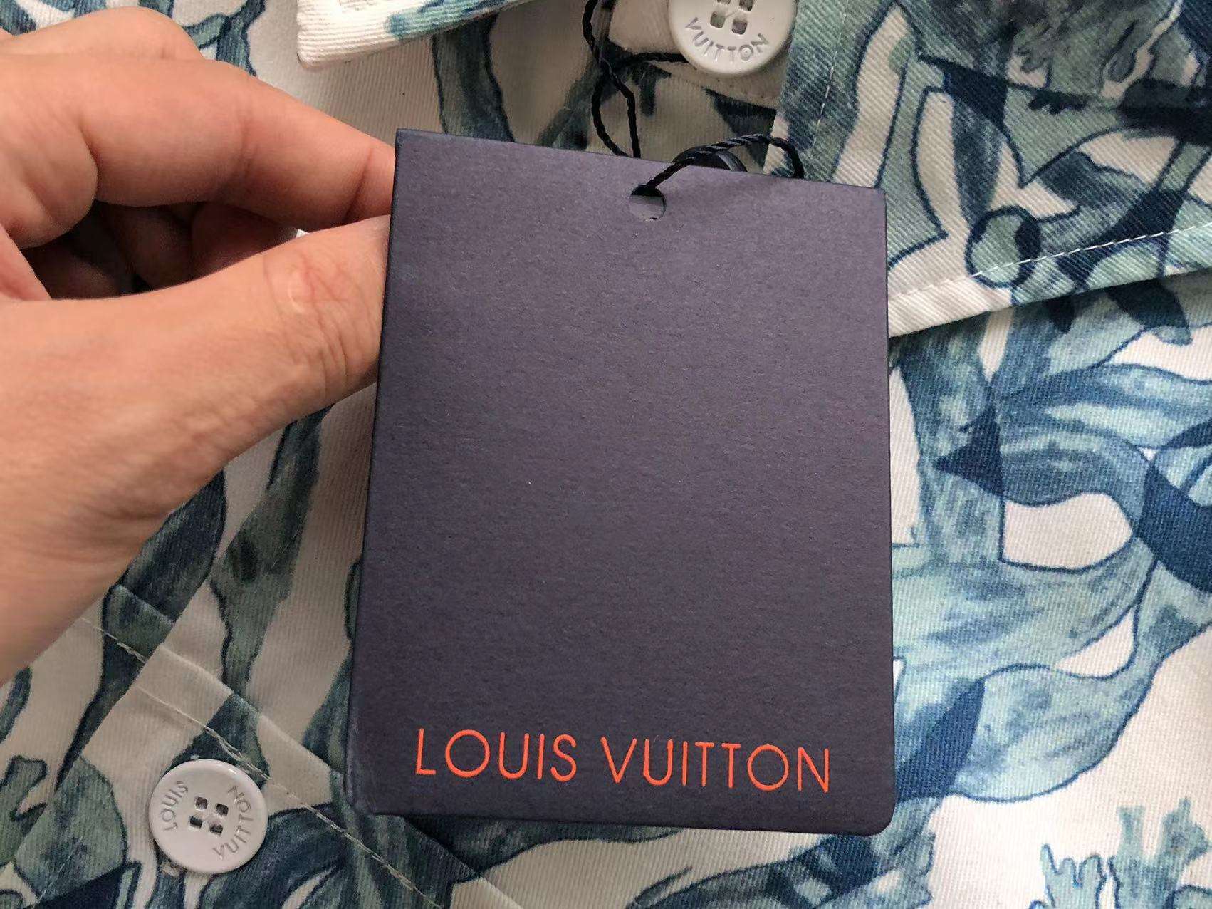 Alternative view of Camisa Louis Vuitton Azul Cielo