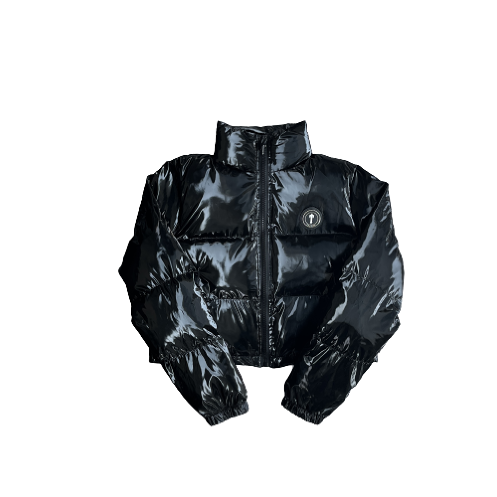 Chaqueta Trapstar Corta Negro Brillante