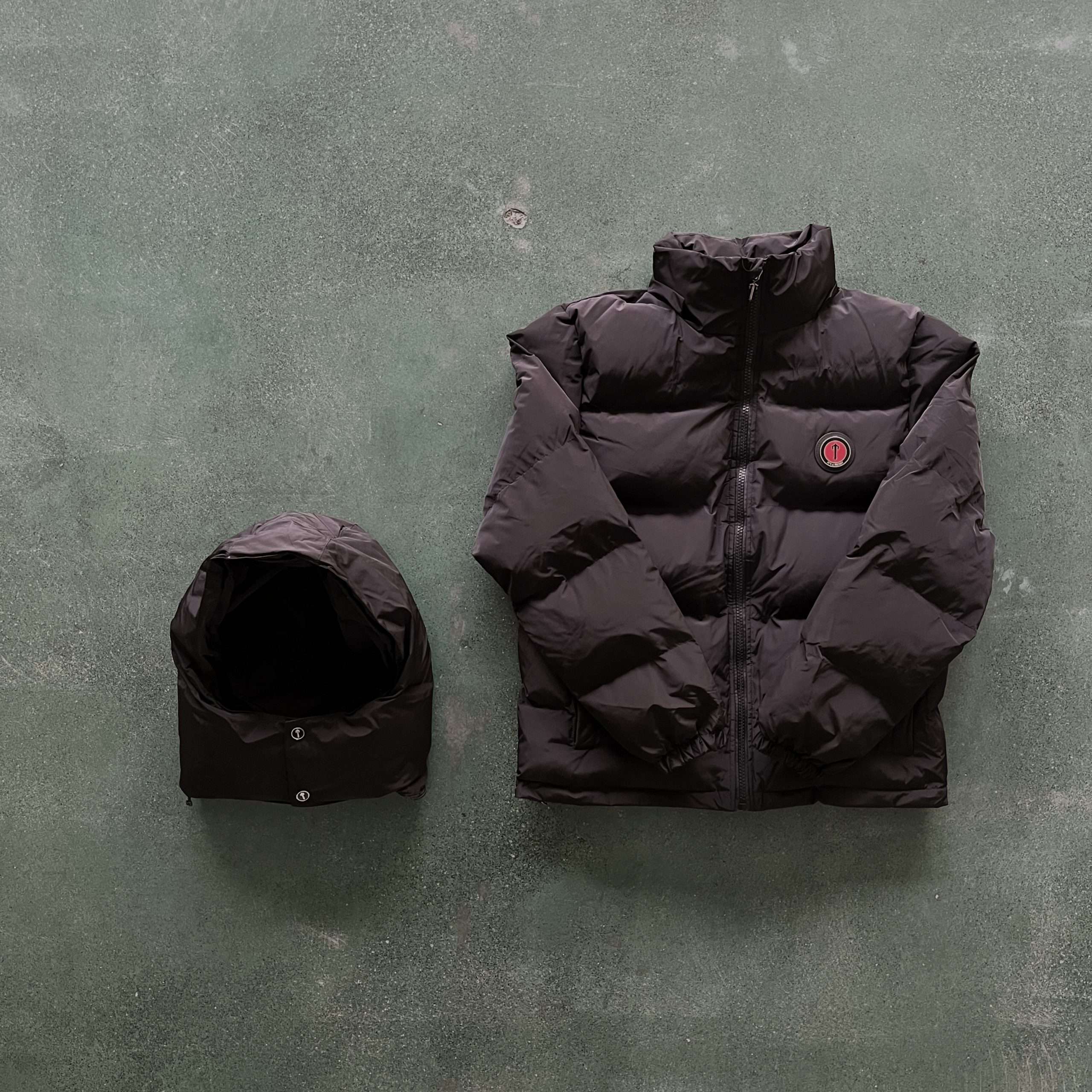 Alternative view of Chaqueta Trapstar Negro/Rojo