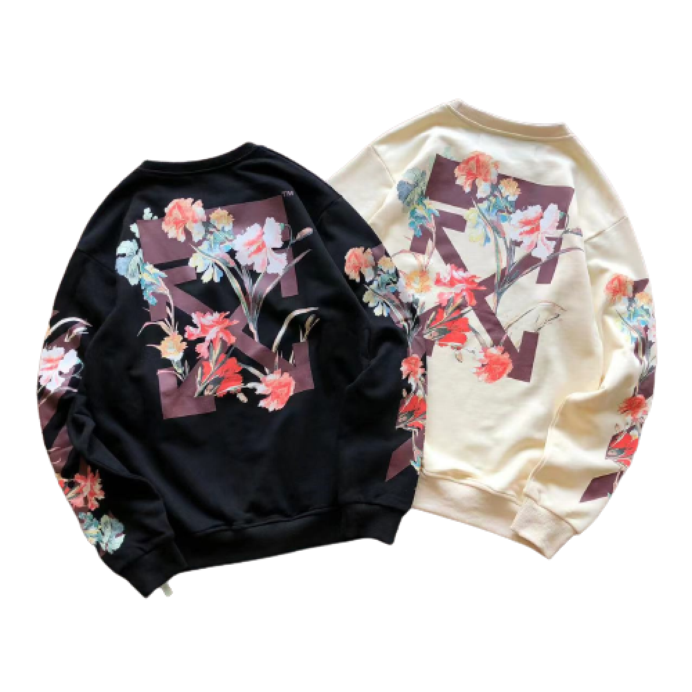 Jersey de Punto Off-White flower