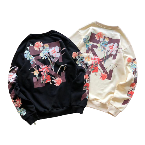 Jersey de Punto Off-White flower