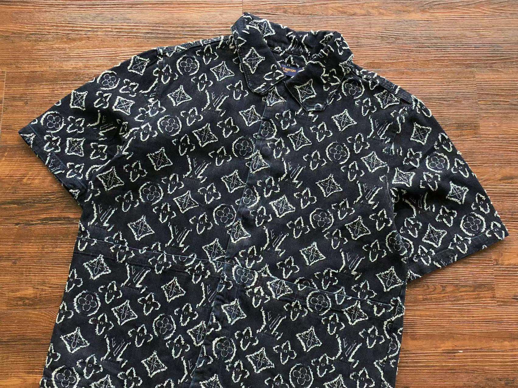 Alternative view of Camisa Louis Vuitton Monograma Negro - 683113
