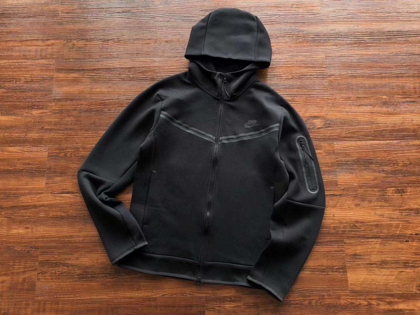 Alternative view of Conjunto de Chándal Nike Tech Fleece Negro