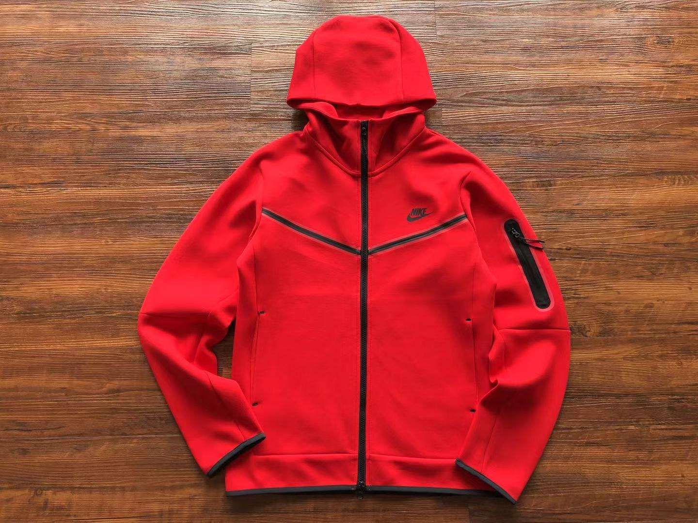 Alternative view of Conjunto de Chándal Nike Tech Fleece Rojo