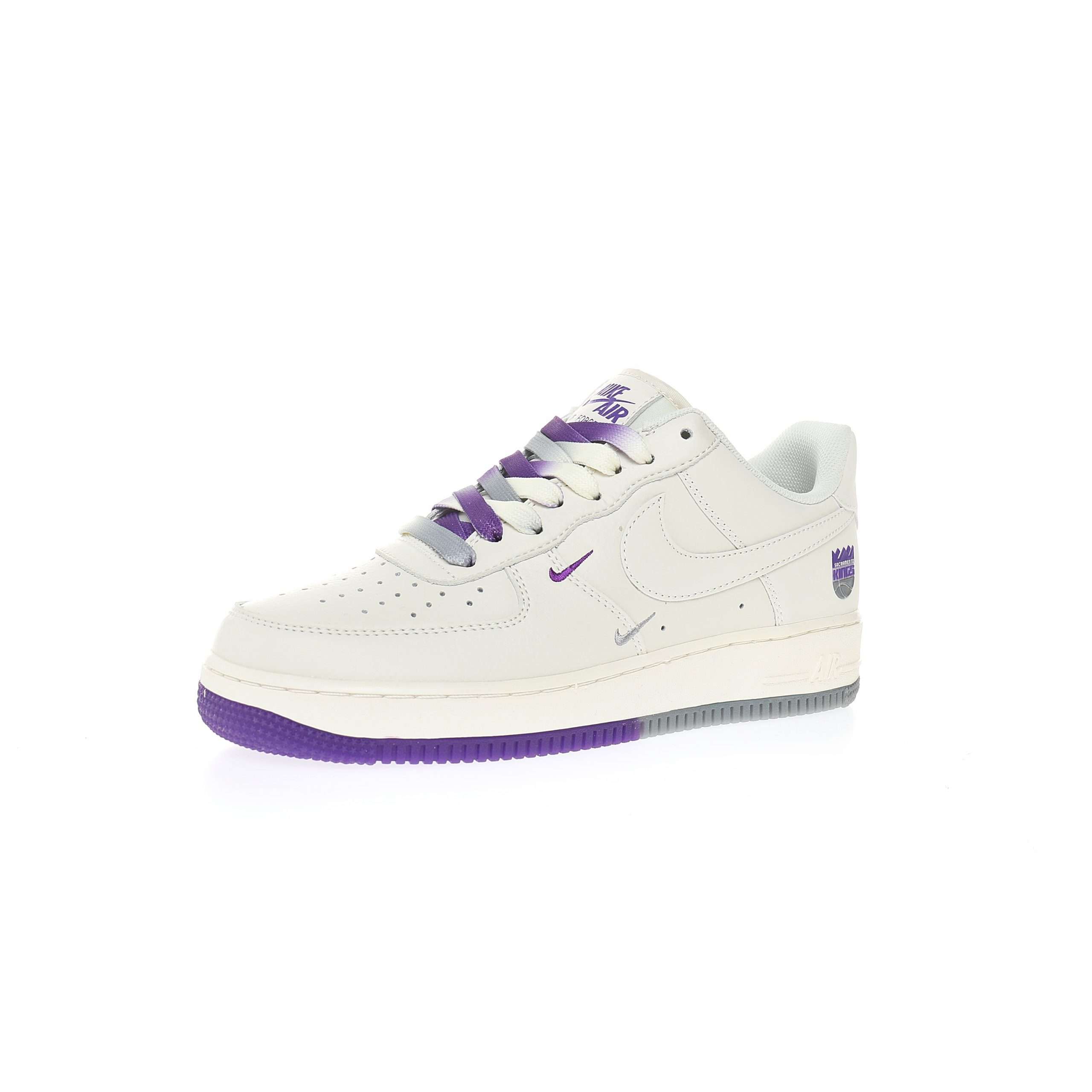 Alternative view of Air Force 1’07 Low QS"Sail/Grey/Purple/Sacramento Kings"