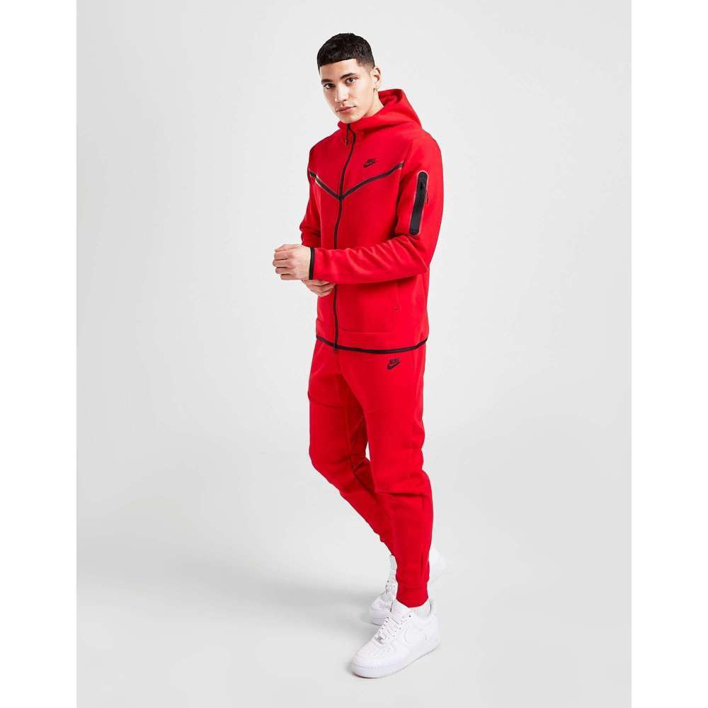 Conjunto de Chándal Nike Tech Fleece Rojo