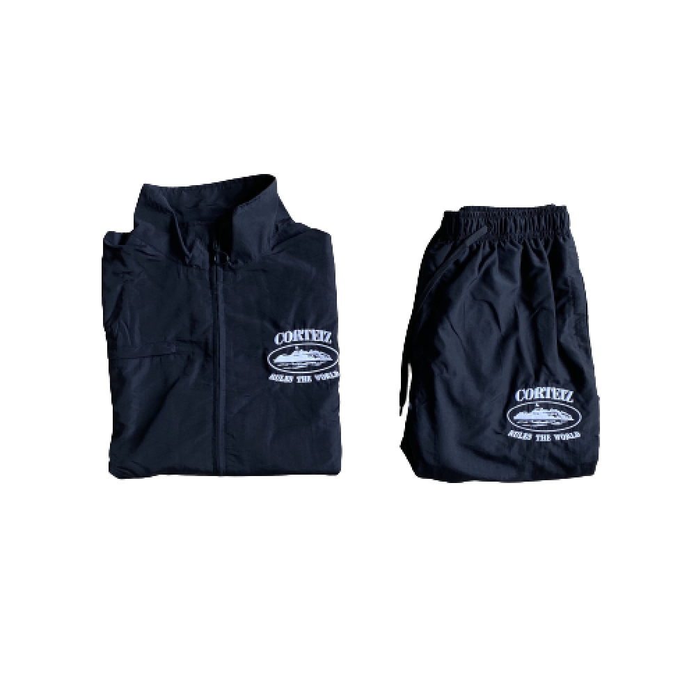 Conjunto de Chándal Corteiz Shukushuku Negro