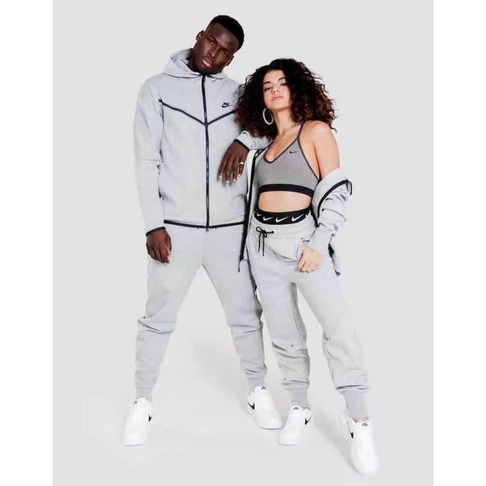 Conjunto de Chándal Nike Tech Fleece Gris