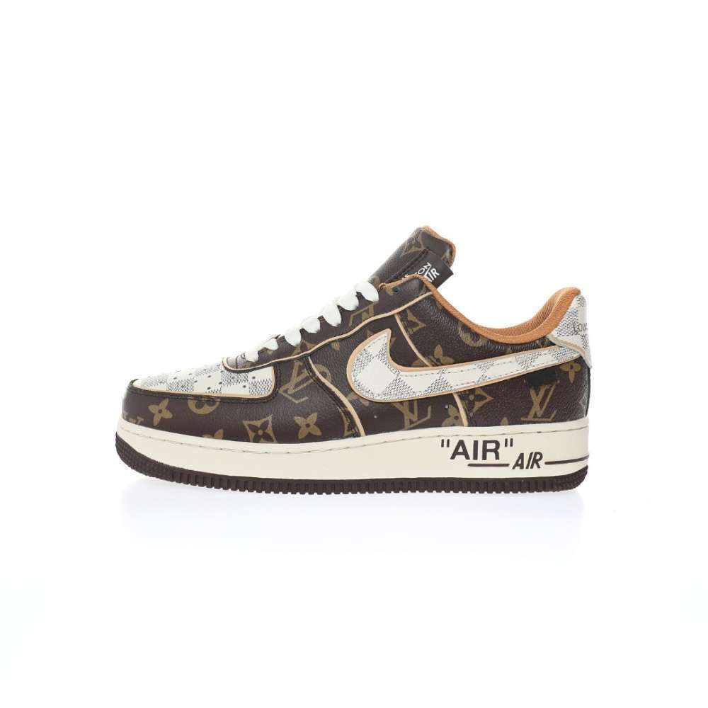 Nike Air Force 1'07 LV8 Low"Damier Azur/Brown/LV Monogram"
