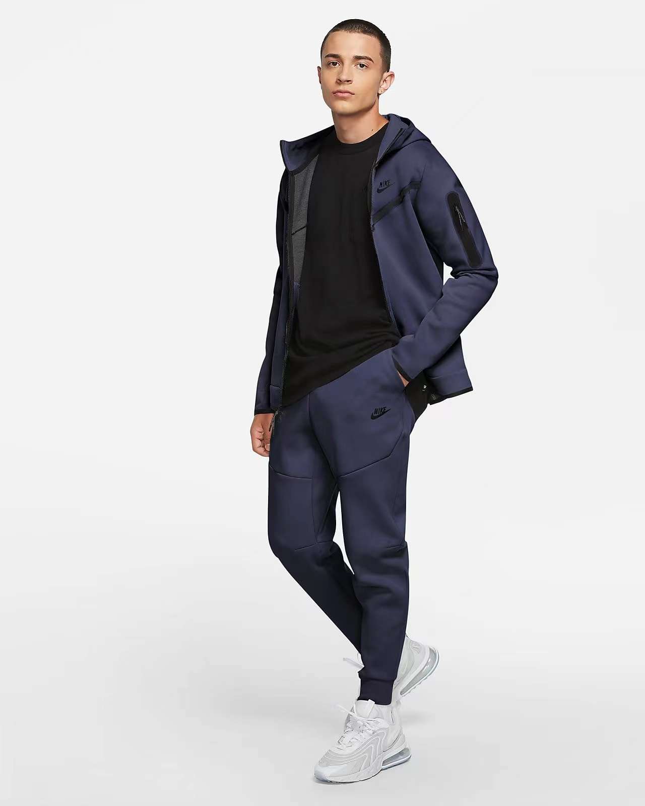 Conjunto de Chándal Nike Tech Fleece Color Marino - Imagen 12