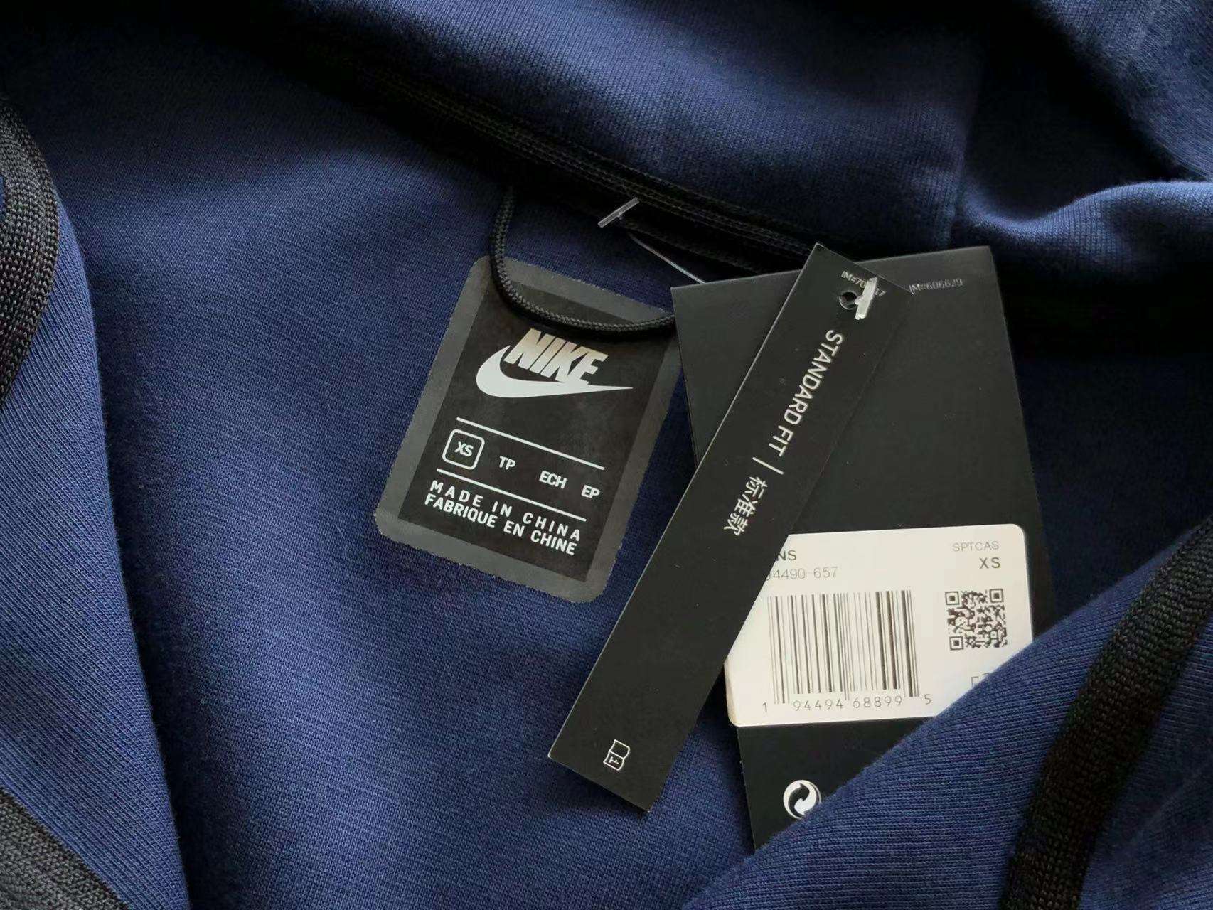 Conjunto de Chándal Nike Tech Fleece Color Marino - Imagen 8