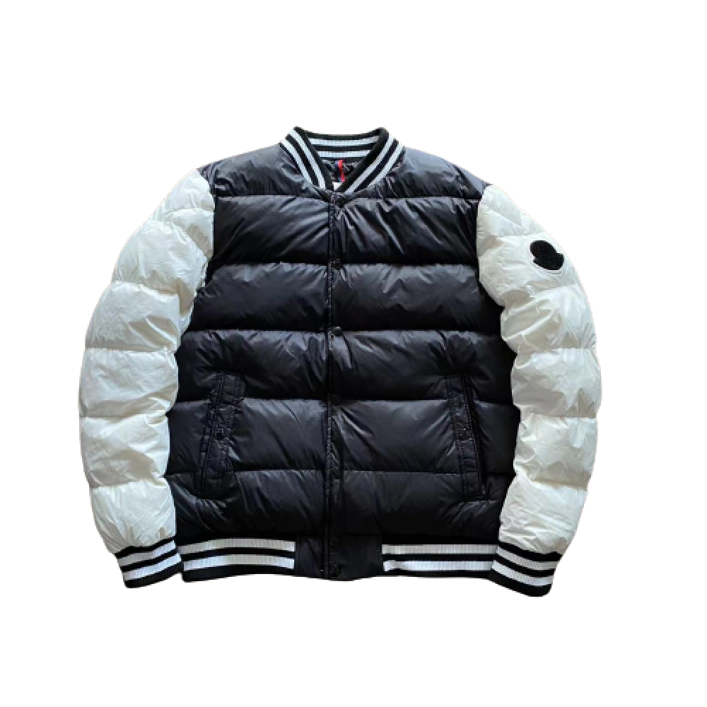 Bomber Moncler Blanco y Negro
