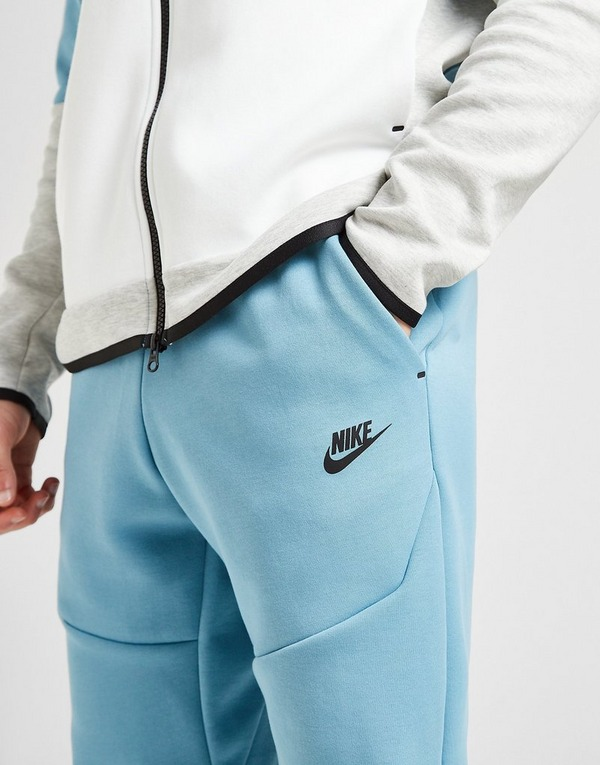 Alternative view of Conjunto de Chándal Nike Tech Fleece - Azul/Blanco