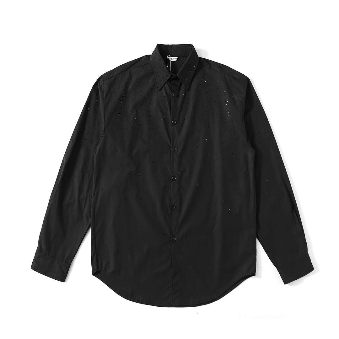 Alternative view of Camisa Givenchy Negra Perlas