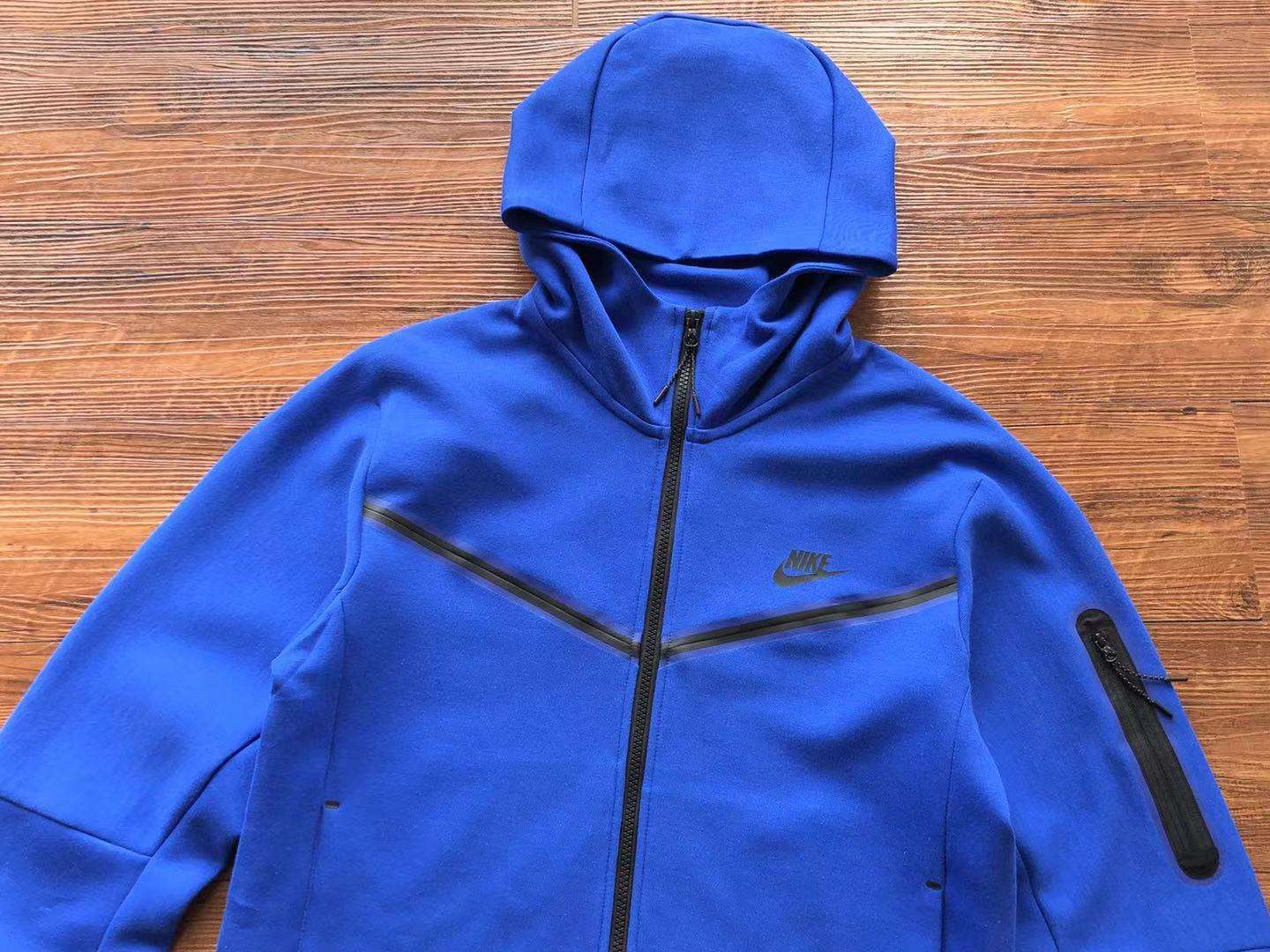 Alternative view of Conjunto de Chándal Nike Tech Fleece Azul Oscuro