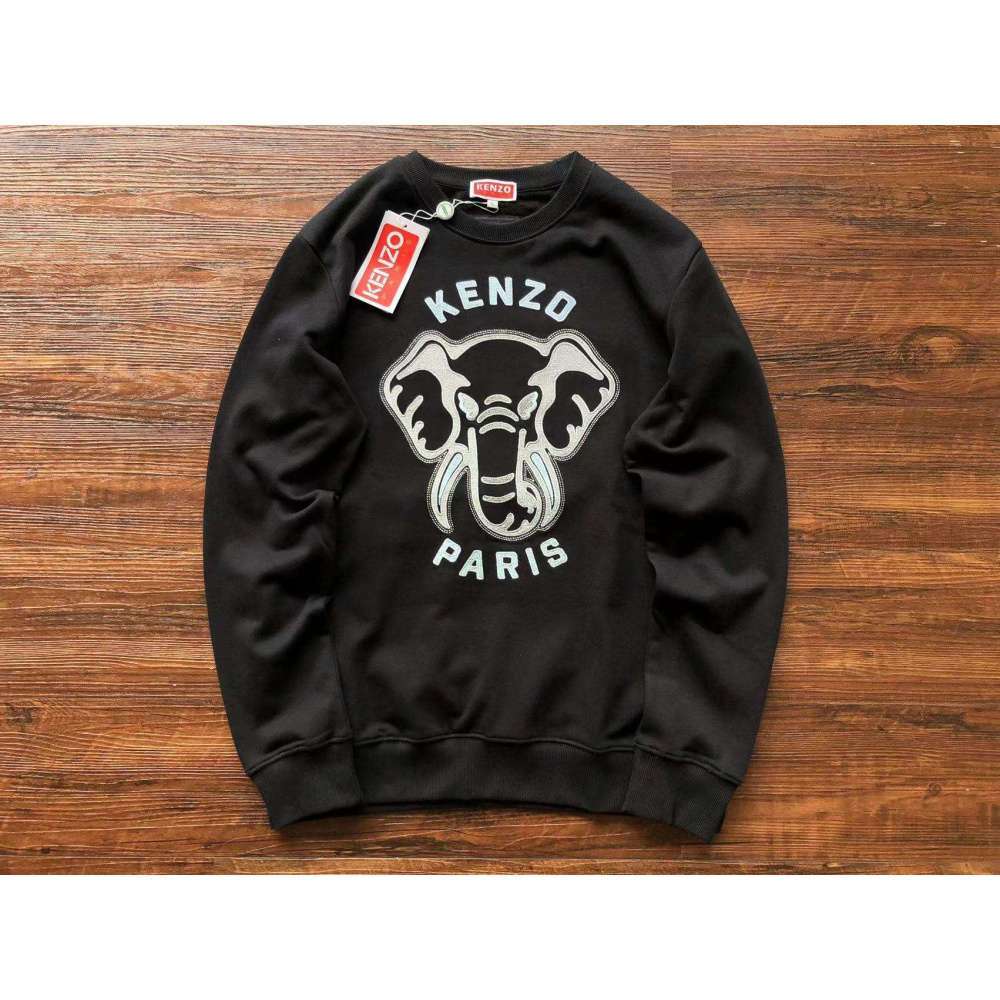 Sudadera sin Capucha Kenzo Paris Negra