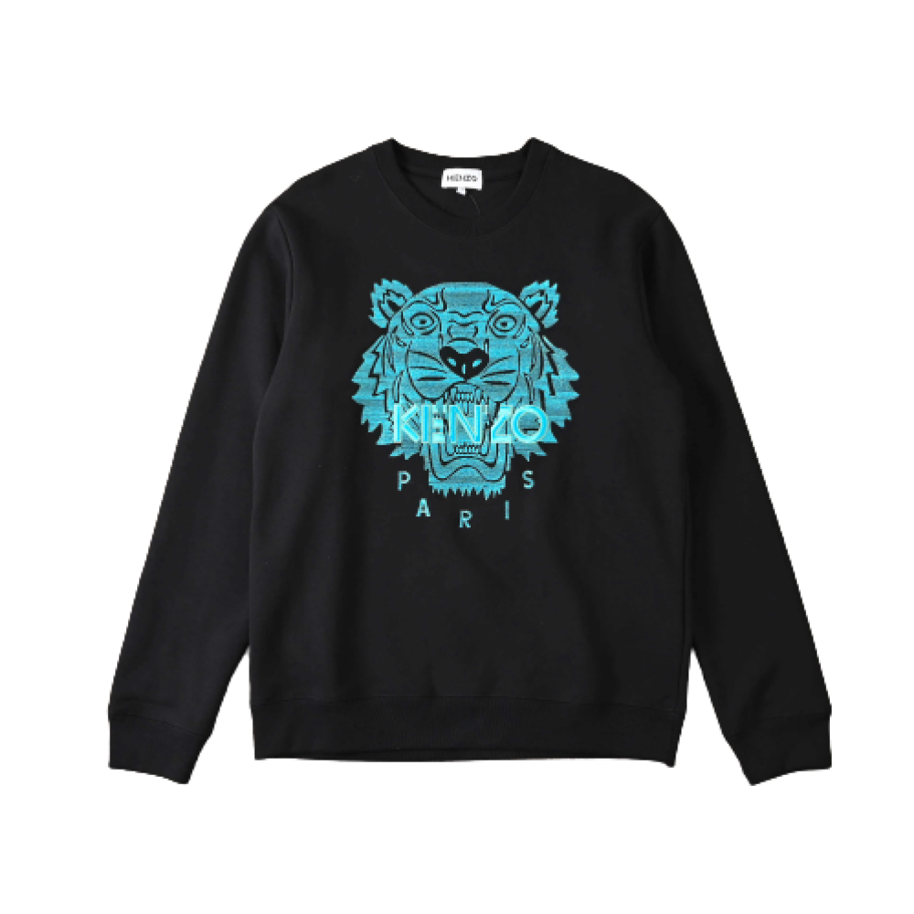Sudadera con Capucha Logo Azul