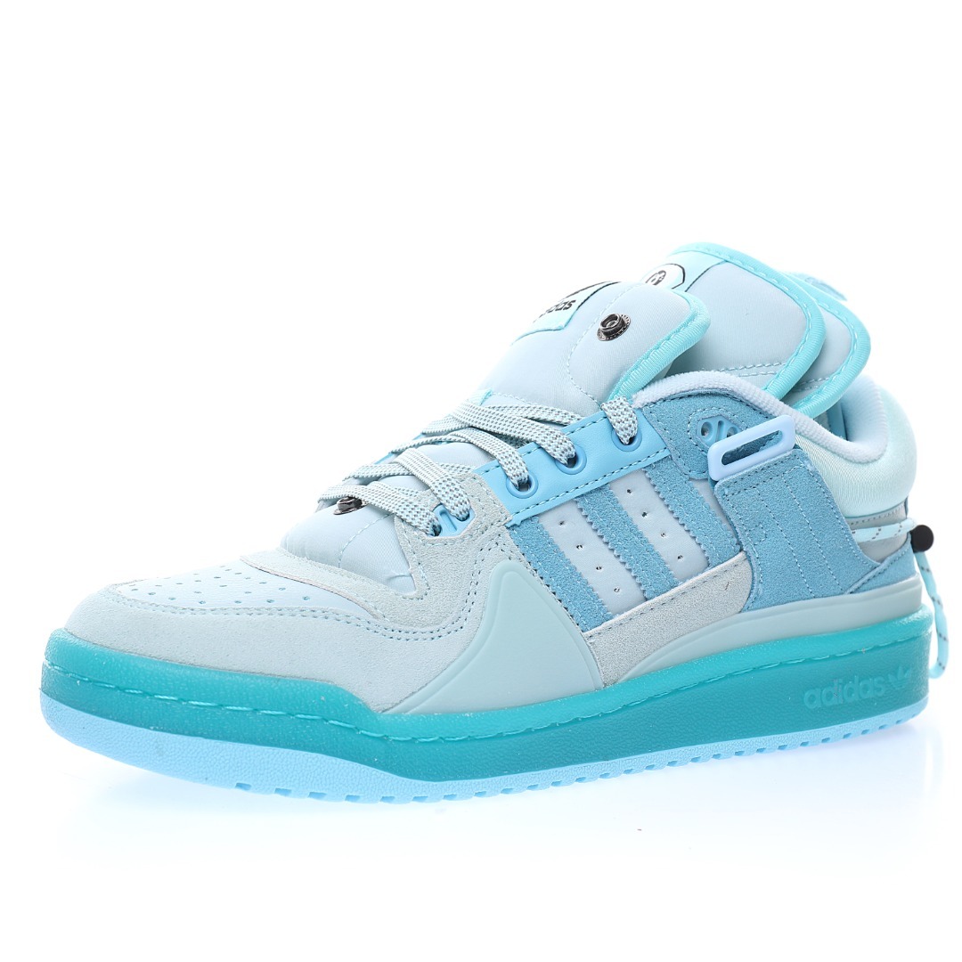 Alternative view of Bad Bunny x Adidas Forum "Blue Easter Egg"